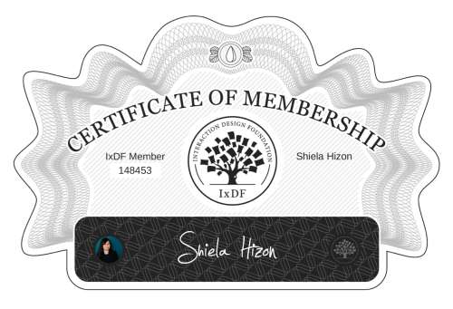 Certificate of Membership – Shiela Hizon