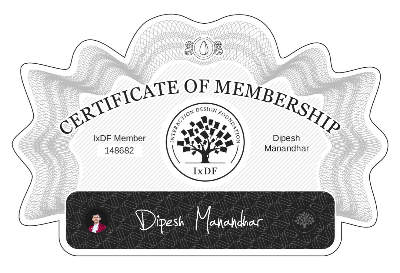Certificate of Membership – Dipesh Manandhar