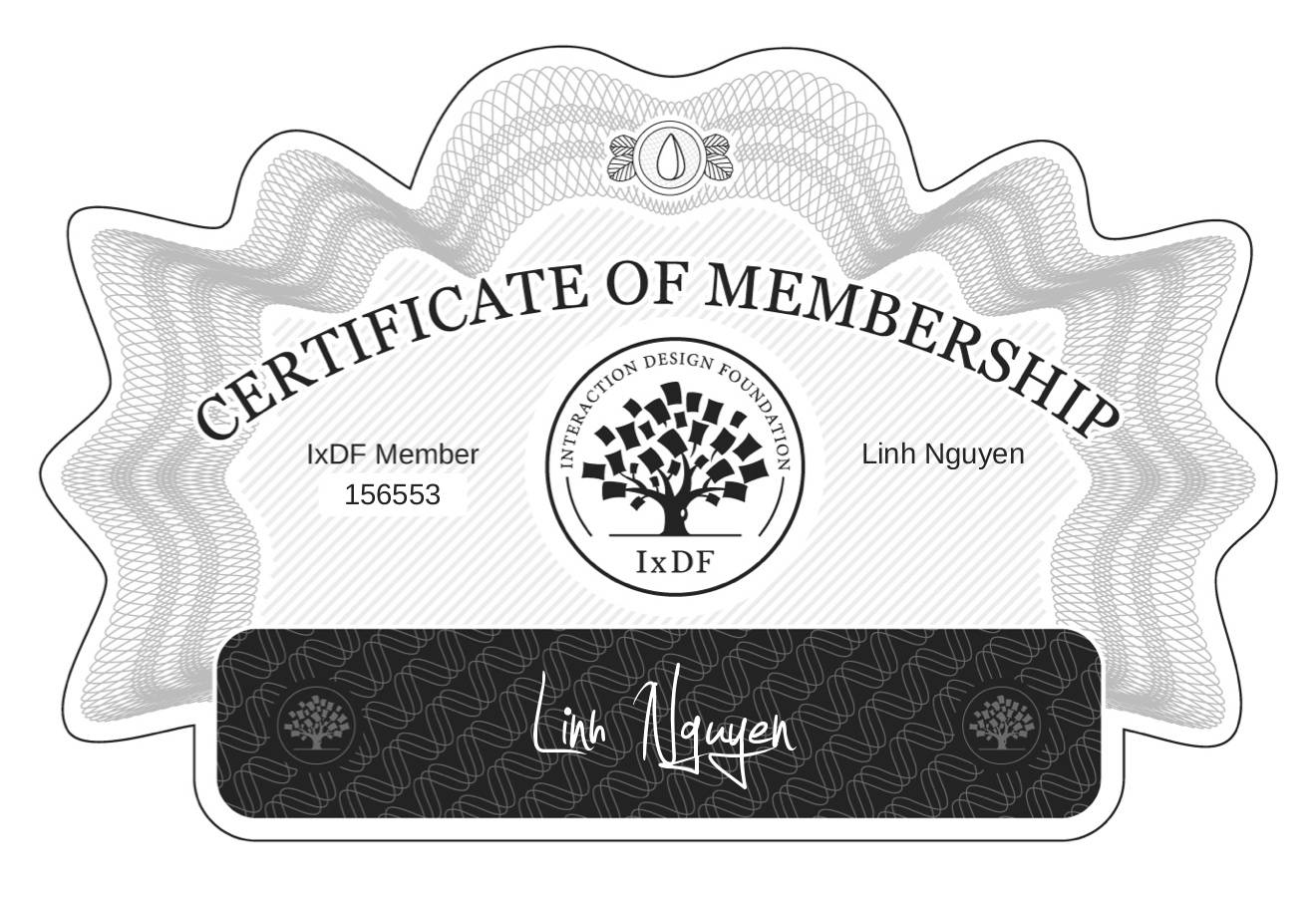 Certificate of Membership – Linh Nguyen