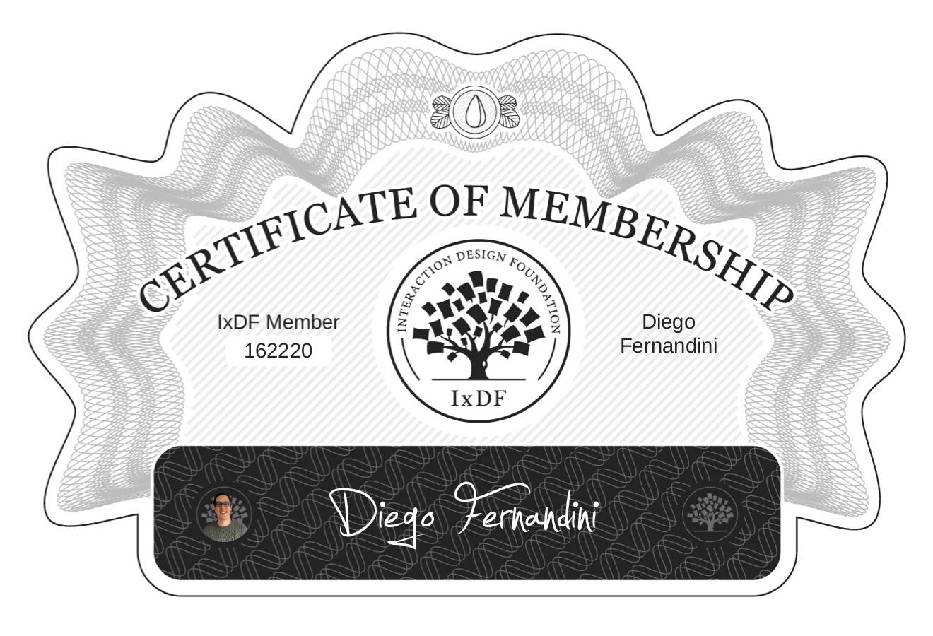Certificate of Membership – Diego Fernandini