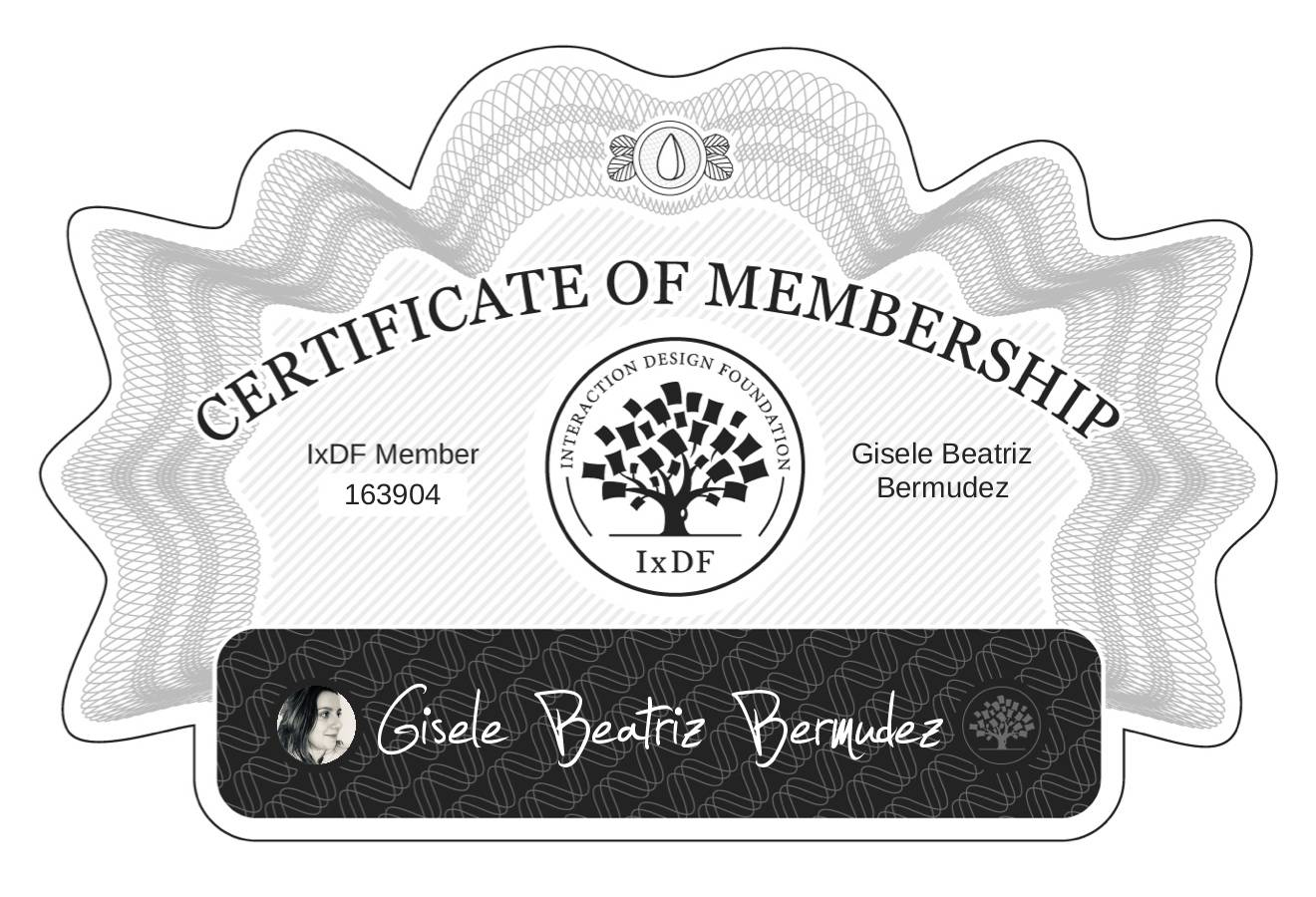 Certificate of Membership – Gisele Beatriz Bermudez
