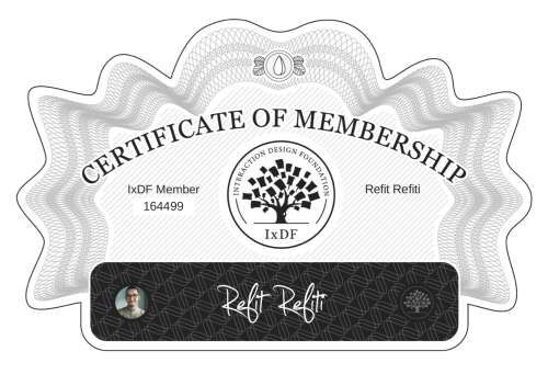 Certificate of Membership – Refit Refiti