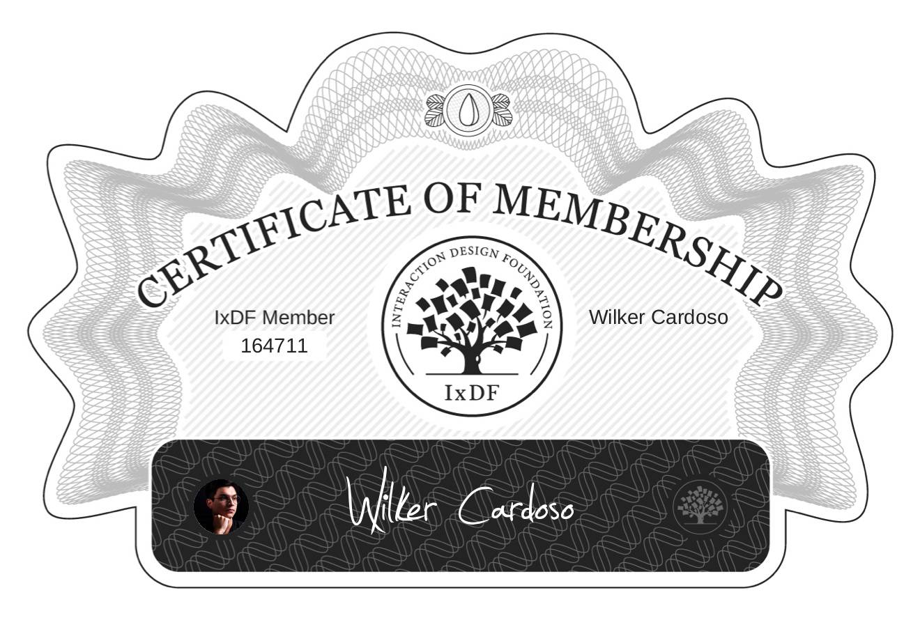 Certificate of Membership – Wilker Cardoso
