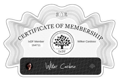 Certificate of Membership – Wilker Cardoso