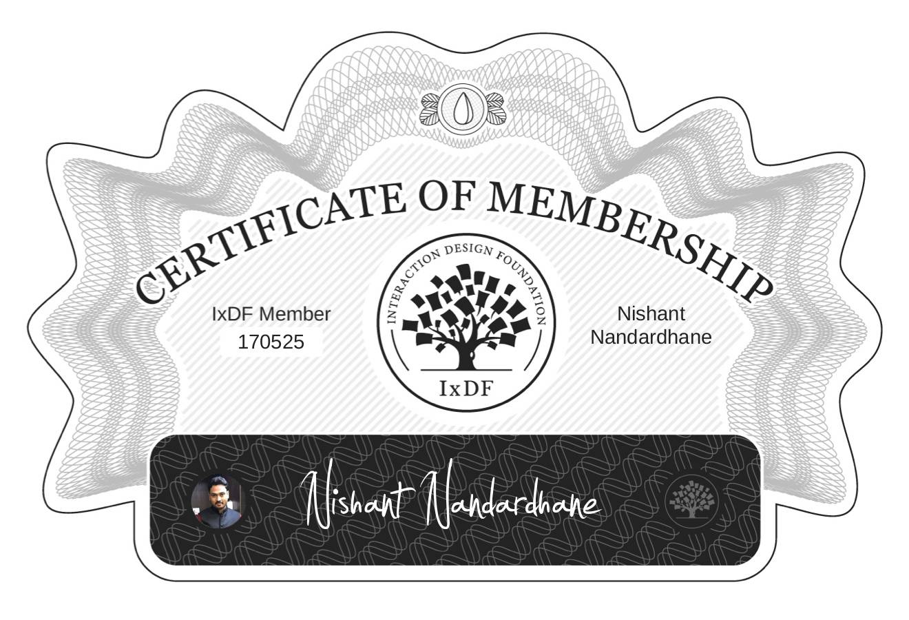 Certificate of Membership – Nishant Nandardhane