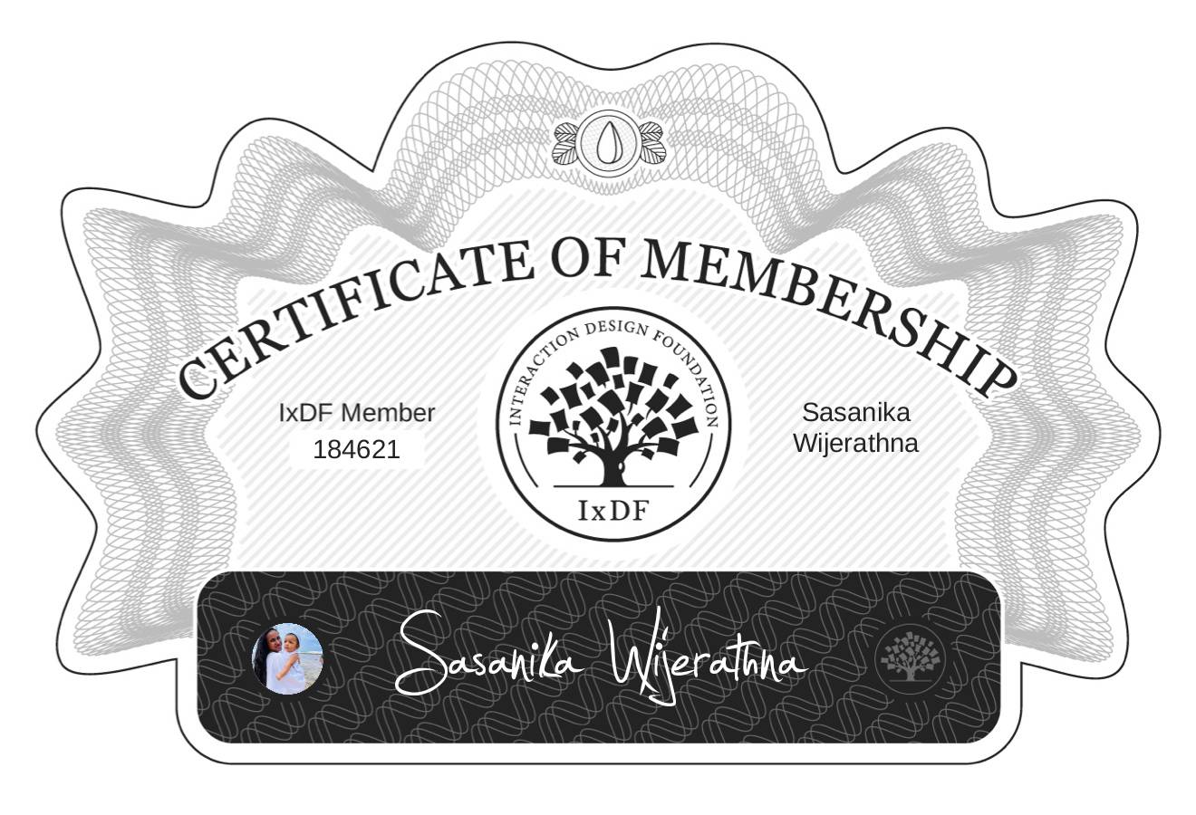 Certificate of Membership – Sasanika Wijerathna