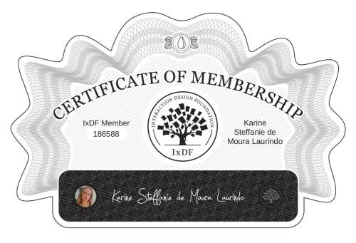 Certificate of Membership – Karine Steffanie de Moura Laurindo