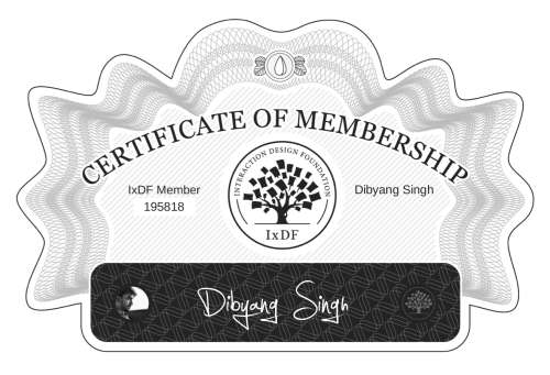 Certificate of Membership – Dibyang Singh