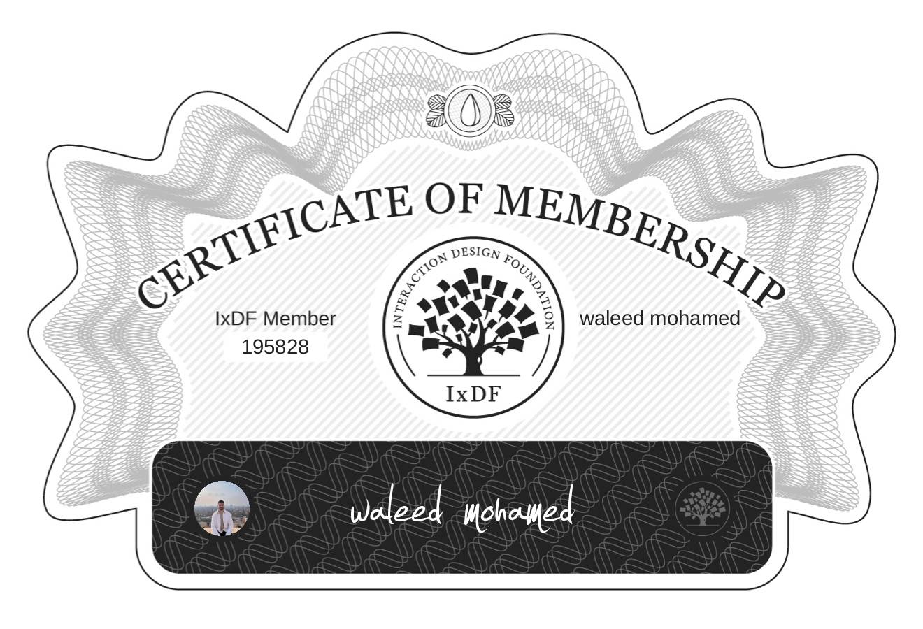 Certificate of Membership – waleed mohamed