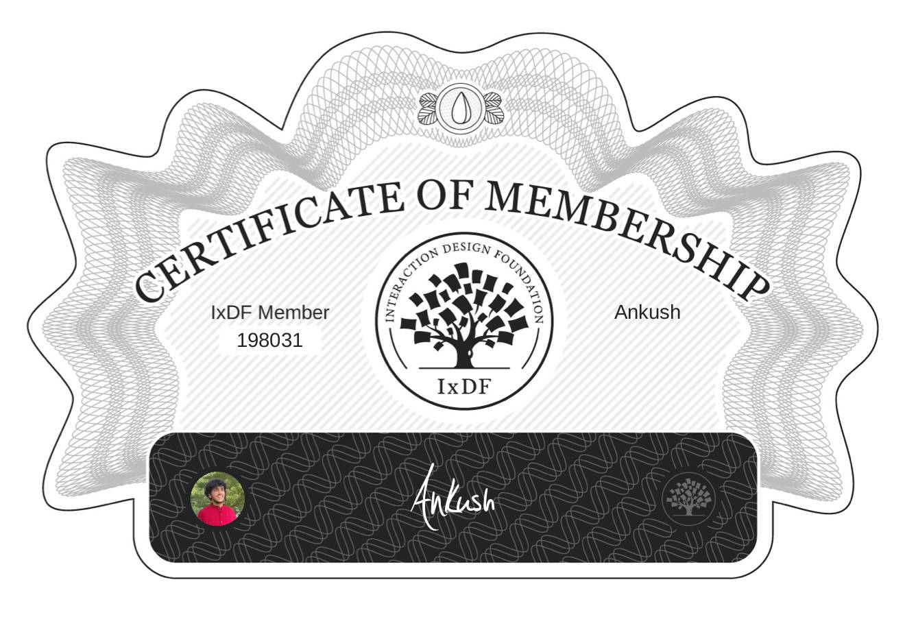 Certificate of Membership – Ankush