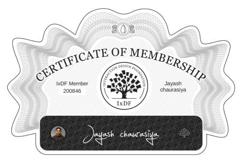 Certificate of Membership – Jayash chaurasiya