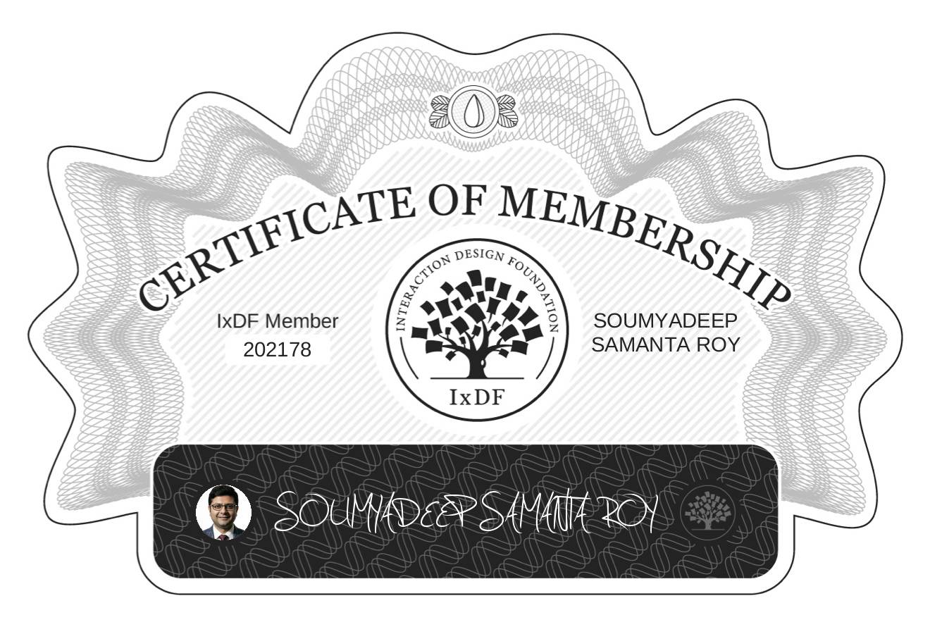 Certificate of Membership – SOUMYADEEP SAMANTA ROY