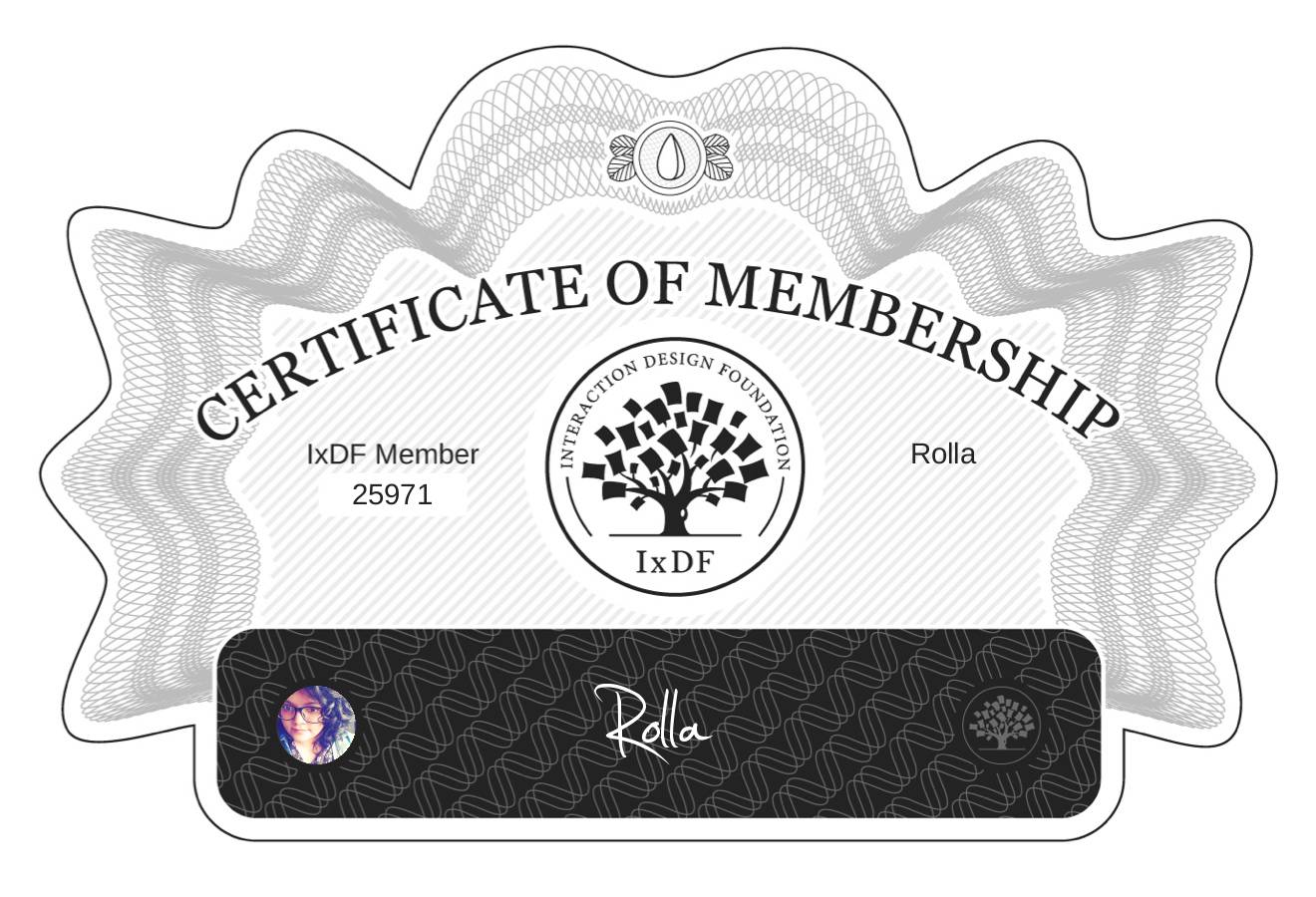 Certificate of Membership – Rolla