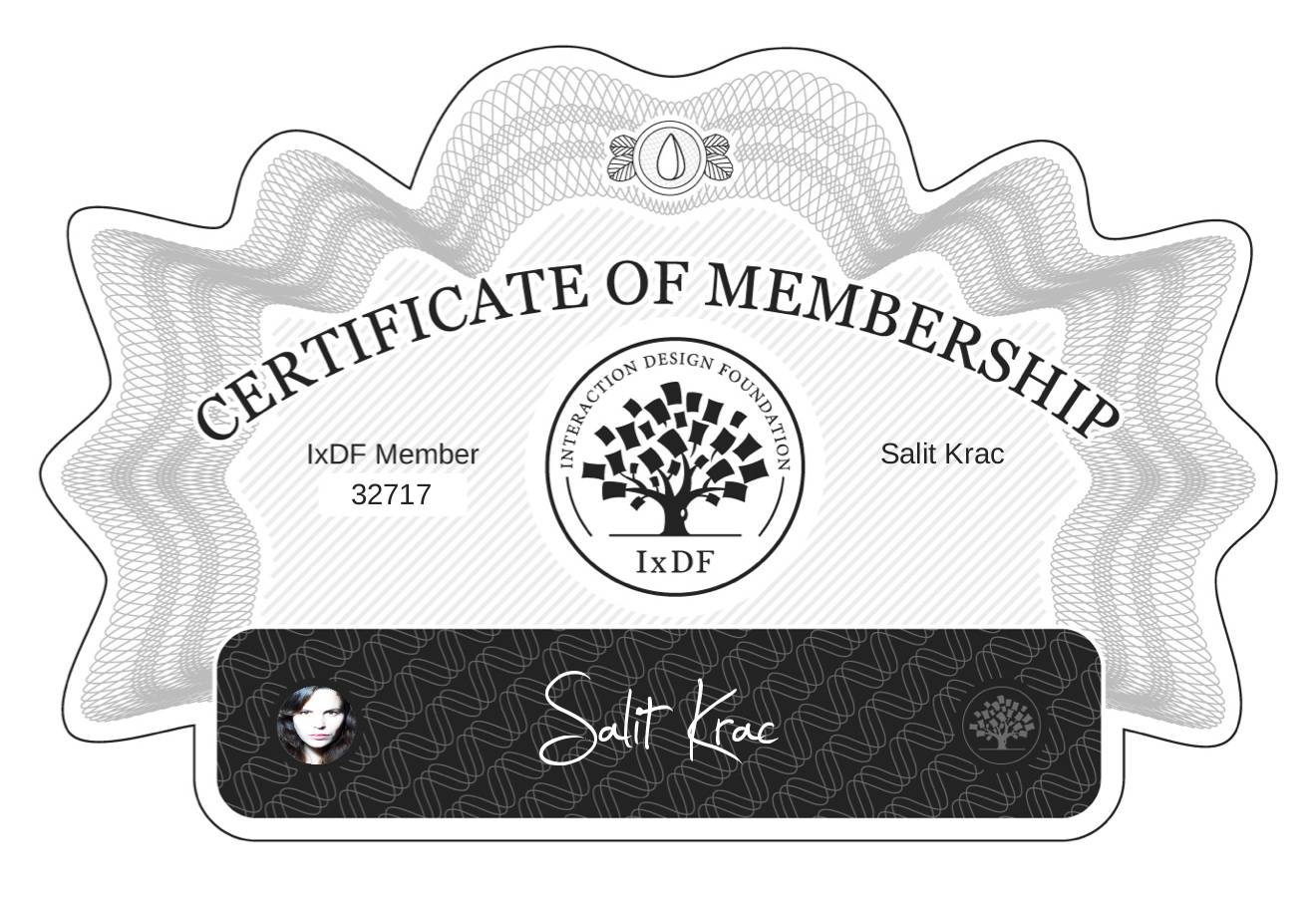 Certificate of Membership – Salit Krac