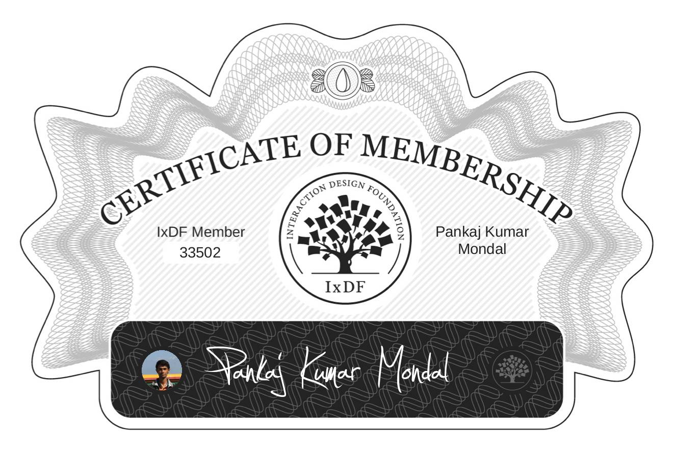 Certificate of Membership – Pankaj Kumar Mondal