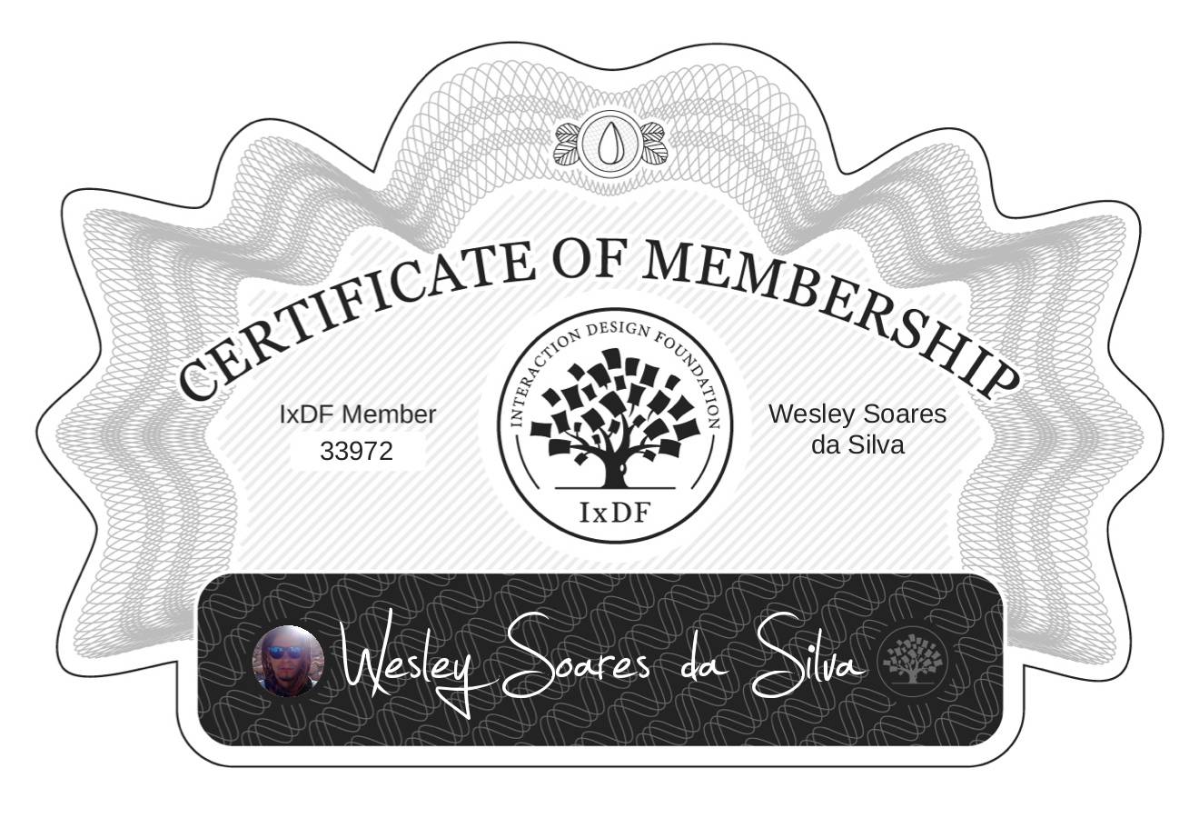 Certificate of Membership – Wesley Soares da Silva