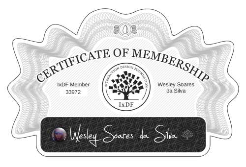 Certificate of Membership – Wesley Soares da Silva
