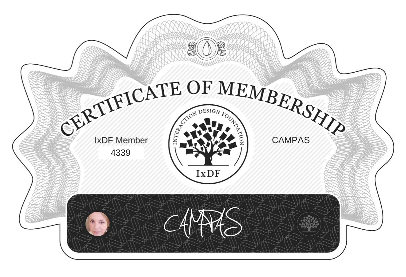 Certificate of Membership – CAMPAS