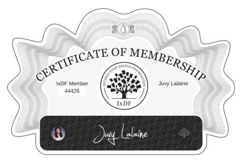 Certificate of Membership – Juvy Lalaine 🇵🇭