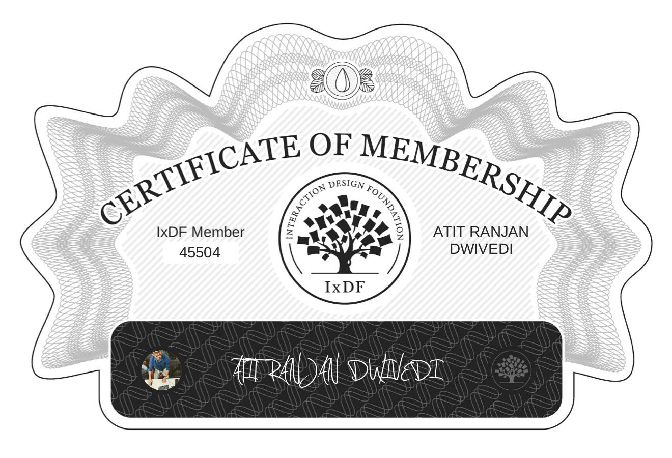 Certificate of Membership – ATIT RANJAN DWIVEDI