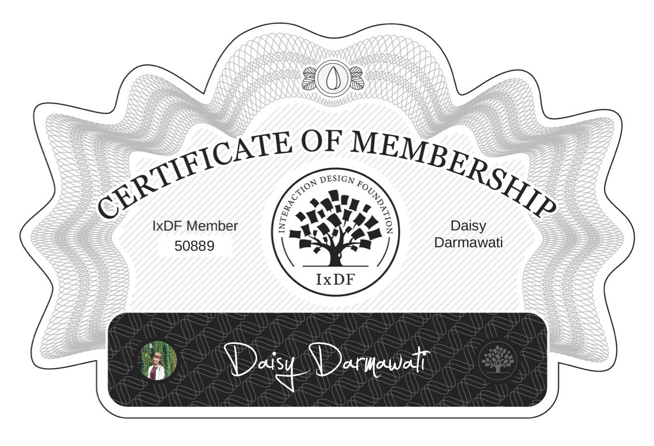 Certificate of Membership – Daisy Darmawati