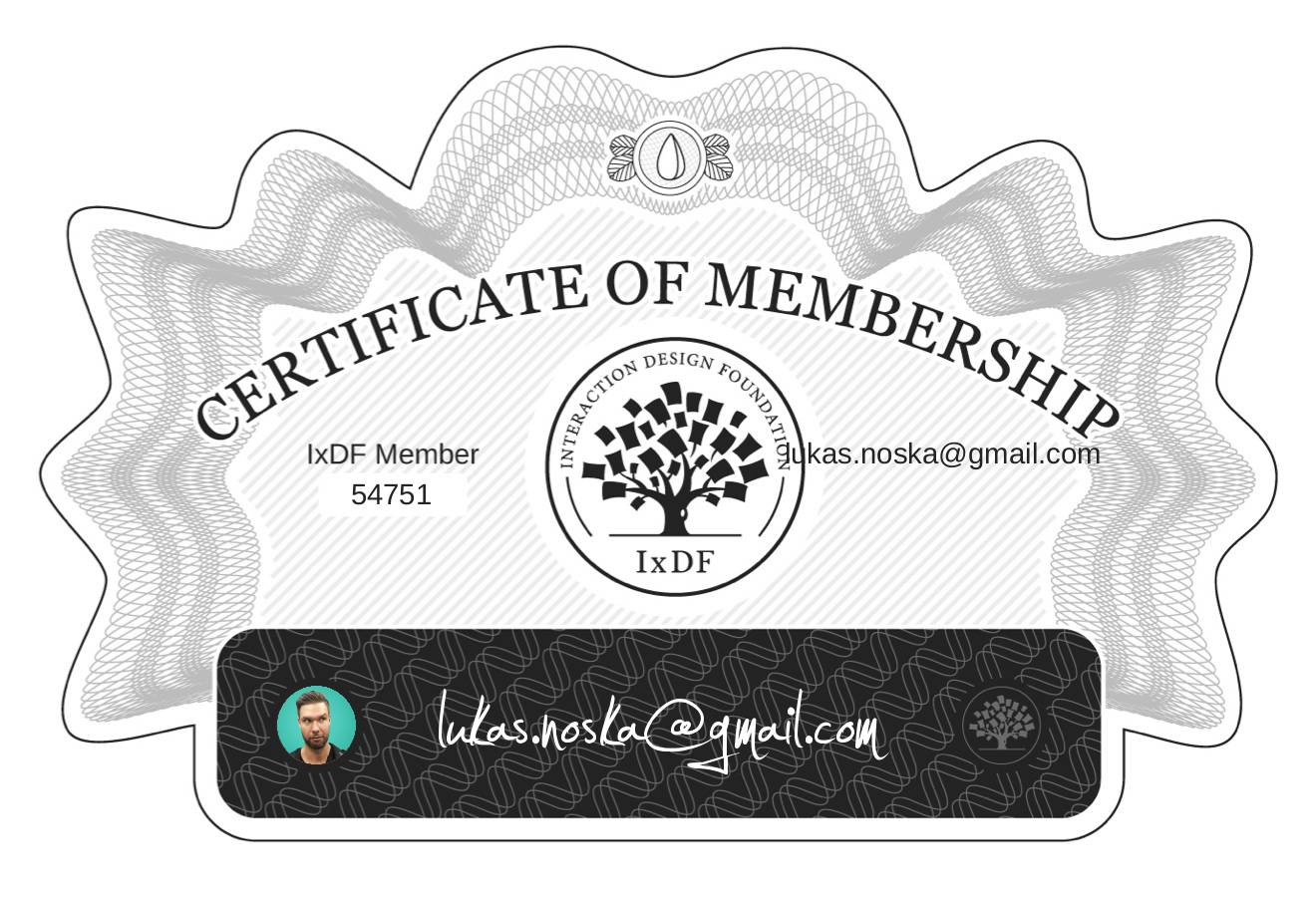 Certificate of Membership – lukas.noska@gmail.com