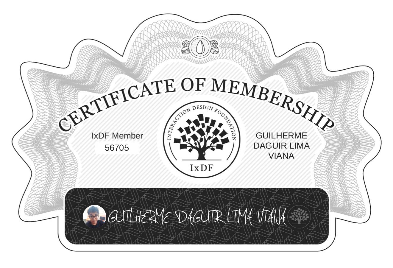 Certificate of Membership – GUILHERME DAGUIR LIMA VIANA