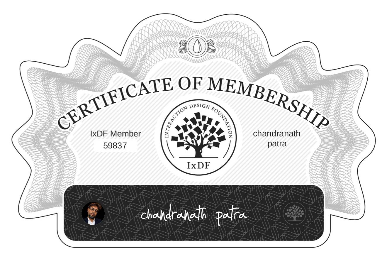Certificate of Membership – chandranath patra