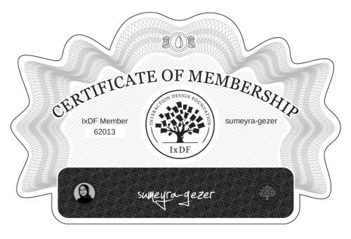 Certificate of Membership – sumeyra-gezer