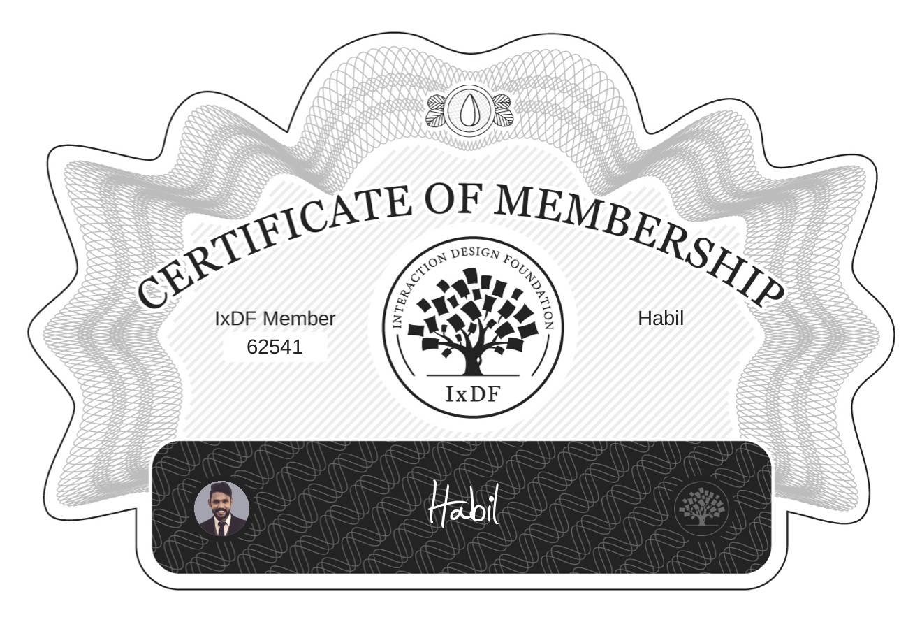 Certificate of Membership – Habil