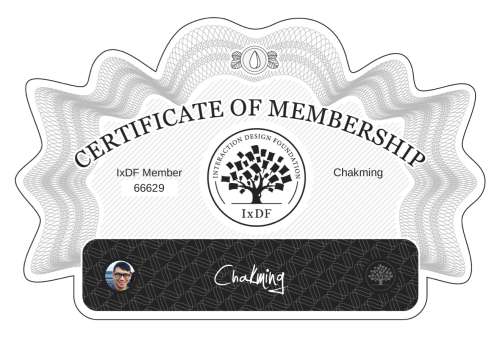 Certificate of Membership – Chakming