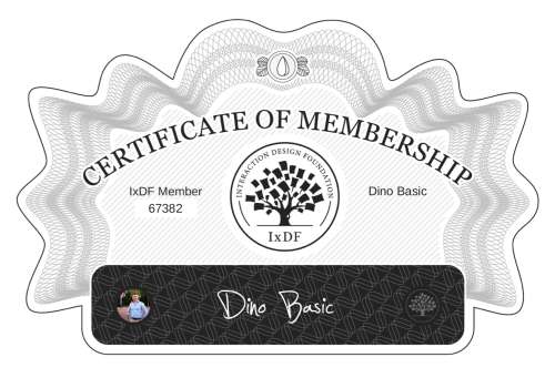 Certificate of Membership – Dino Basic