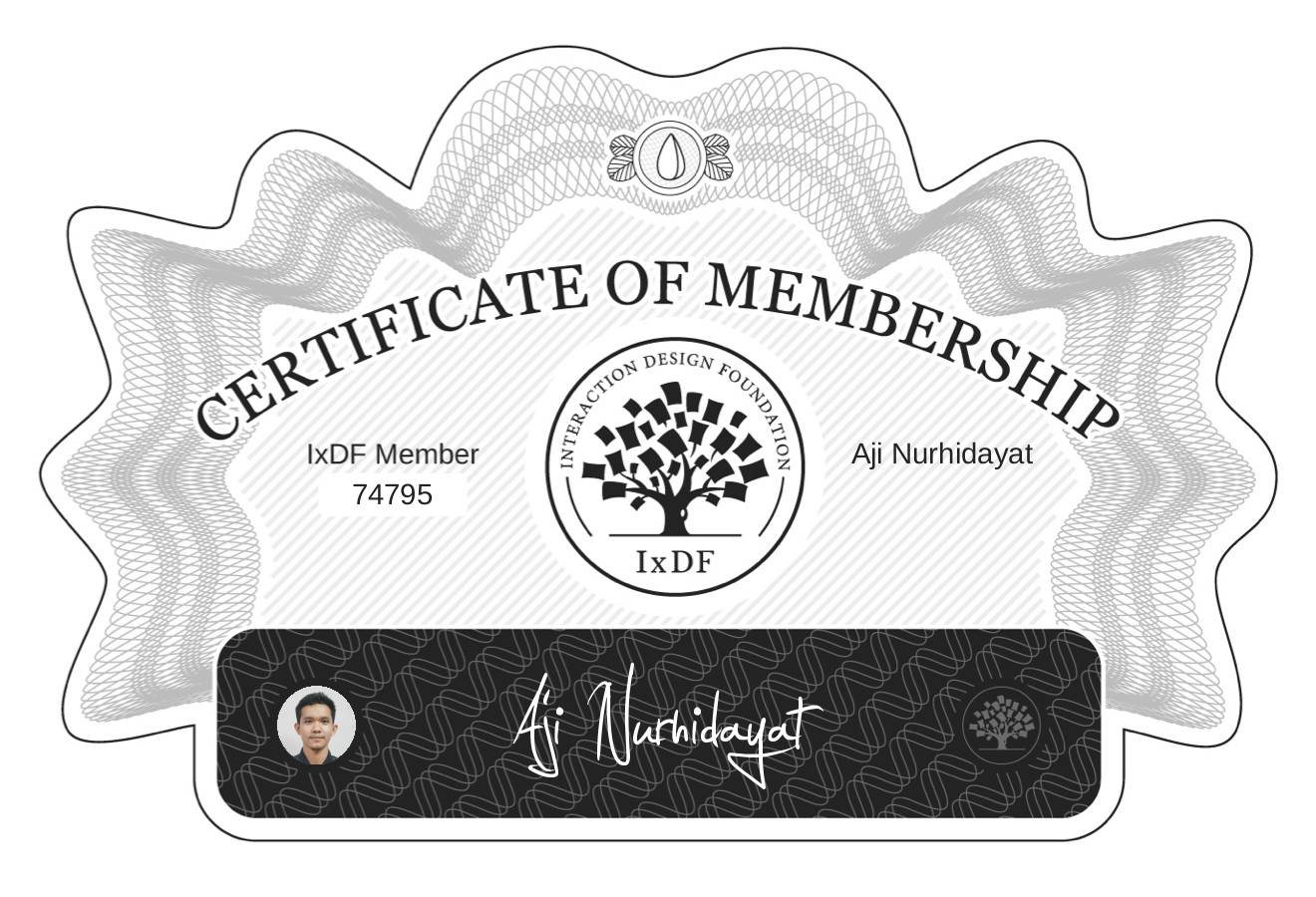 Certificate of Membership – Aji Nurhidayat