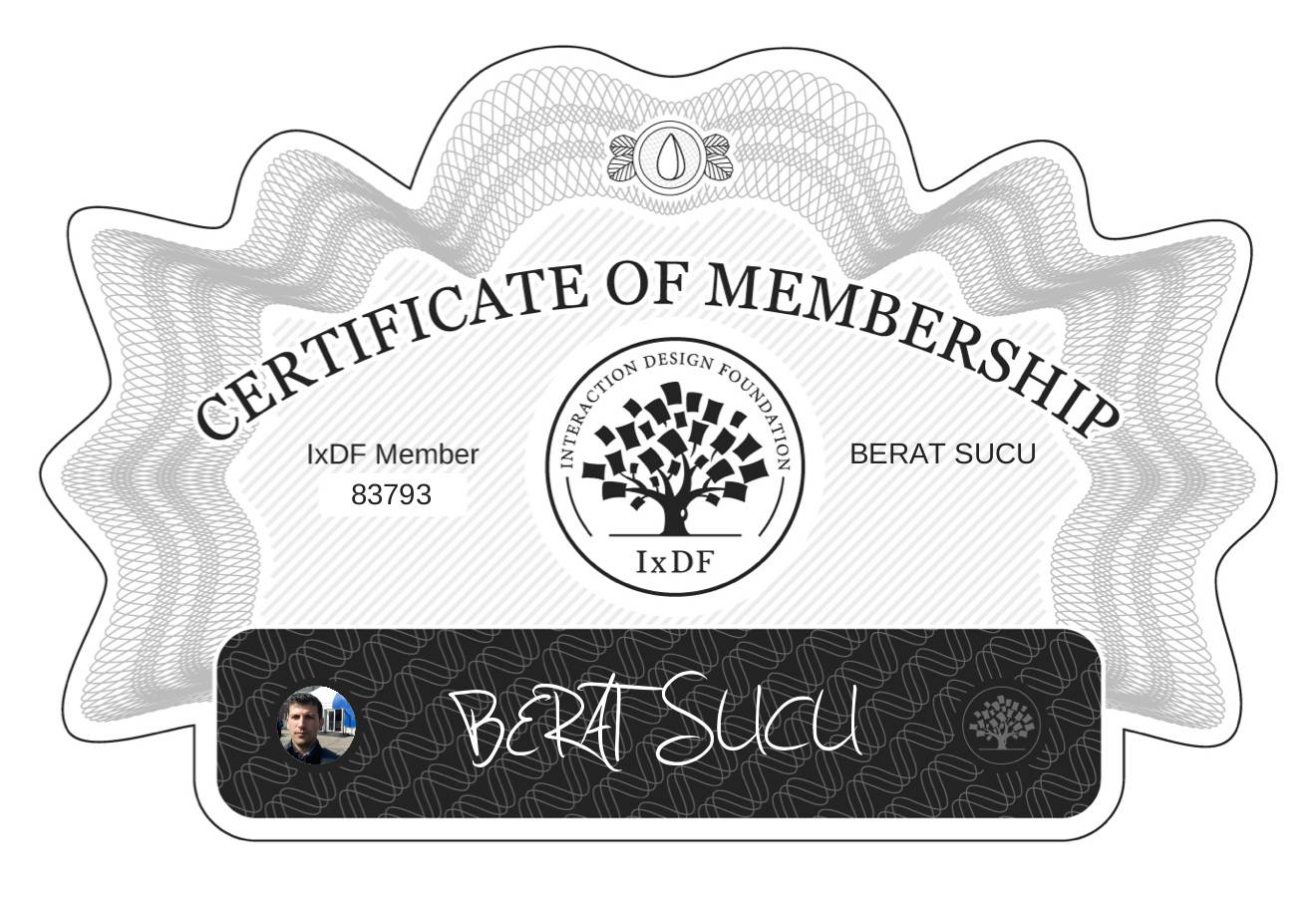 Certificate of Membership – BERAT SUCU