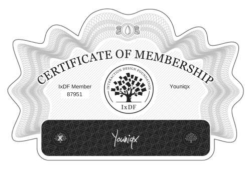 Certificate of Membership – Youniqx