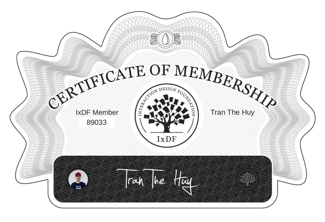Certificate of Membership – Tran The Huy