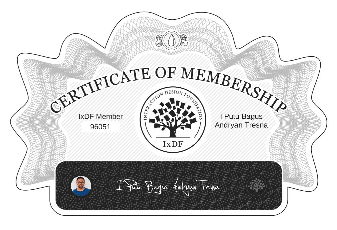 Certificate of Membership – I Putu Bagus Andryan Tresna