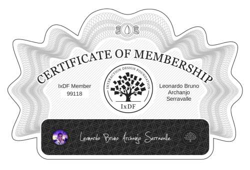 Certificate of Membership – Leonardo Bruno Archanjo Serravalle